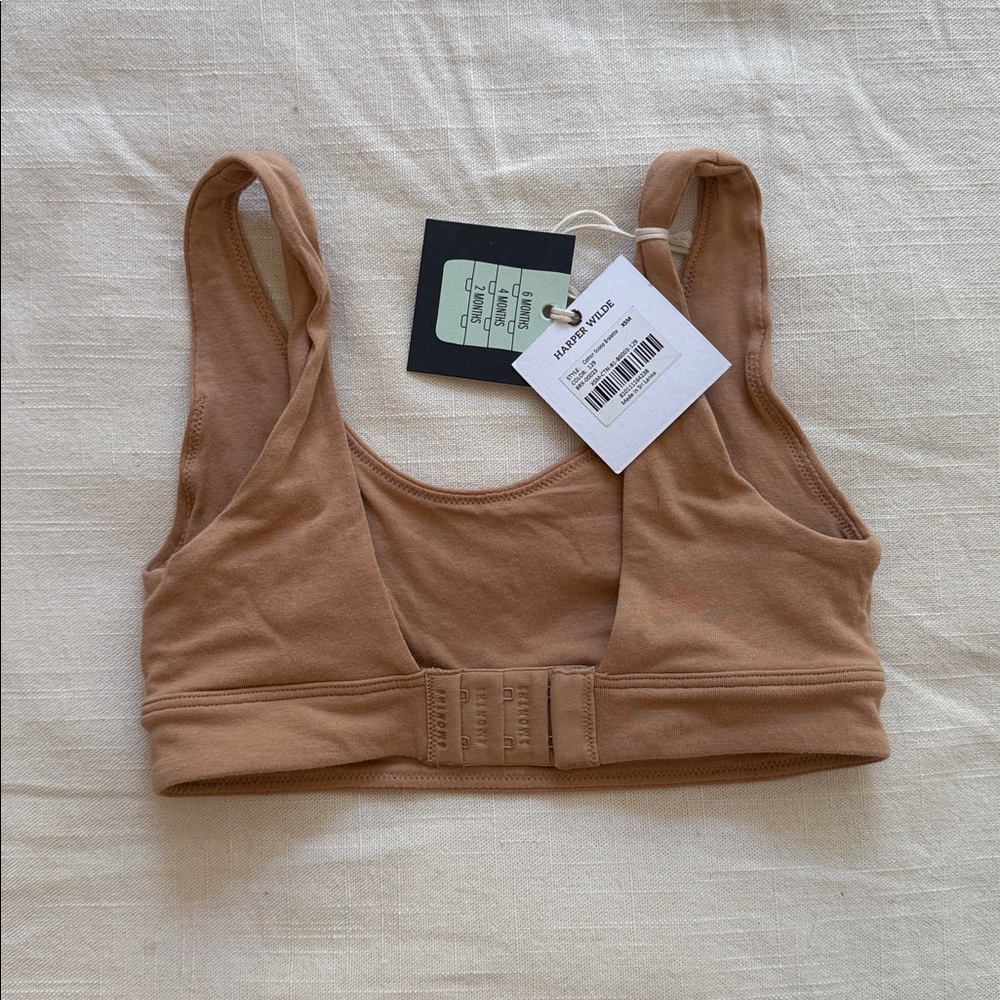 NWT Harper Wilde Cotton Cloud Scoop Bralette xs